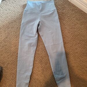 Light Blue ALO High-Waisted 7/8 Leggings
